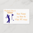Search for golfers business cards Putter