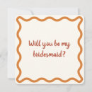 Search for retro bridesmaid cards Handwritten