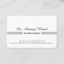 Search for anesthesiologist business cards Doctor