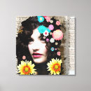 Search for retro flowers canvas prints Vintage