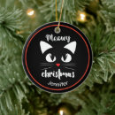 Search for meowy christmas tree decorations Funny