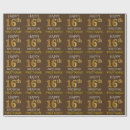Search for happy 16th birthday wrapping paper 16 years old
