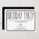 Search for farmhouse party invitations Black