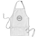 Search for black uniform aprons Black and white