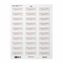 Search for rose frame return address labels Modern