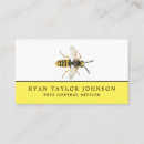 Search for pest control business cards Wasp