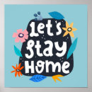 Search for lets stay home posters Merci