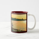Search for fishing at sunset mugs Sports