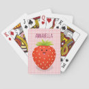 Search for strawberry playing cards Cute
