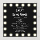 Search for hollywood bridal shower invitations Elegant