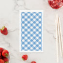 Search for light blue gingham napkins Pattern