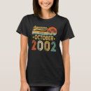 Search for 20th birthday tshirts October