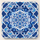 Search for mosaic coasters Blue and white