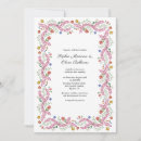 Search for folk art wedding invitations Whimsical
