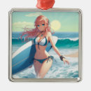 Search for surfer christmas tree decorations Tropical