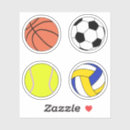 Search for white volleyball stickers Team