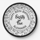 Search for 85th birthday plates 85 years old