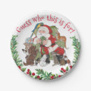 Search for vintage santa plates Holly