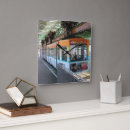 Search for blue and orange clocks Vintage