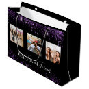 Search for photo collage gift bags Black