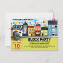 Search for neighbourhood block party invitations Open house