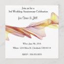 Search for square wedding anniversary invitations Swirl