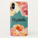 Search for floral monogram iphone cases Watercolor flowers