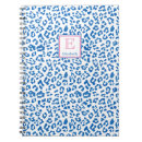 Search for leopard print notebooks Blue