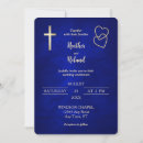 Search for christian cross wedding invitations Modern