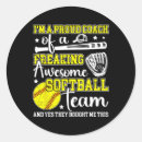 Search for cute softball stickers Pitcher