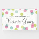 Search for kids birthday banners Girly