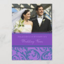Search for purple vow renewal wedding invitations Vows