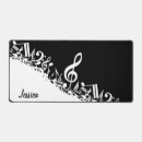 Search for clef notes mouse mats Black and white