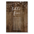 Search for wood table cards Guest names
