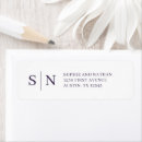 Search for dark purple return address labels Elegant