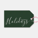 Search for happy holidays gift tags Typography