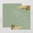 Search for faux gold wedding invitations Rustic