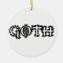 Search for punk rock christmas tree decorations Goth