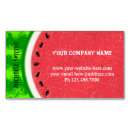 Search for watermelon business cards Food