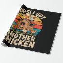 Search for chicken wrapping paper Crazy chicken lady
