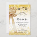 Search for crown sweet 16 invitations Elegant