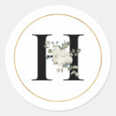 Search for monogram letter h stickers Stylish