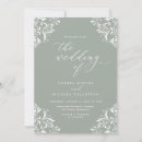 Search for sage green wedding stationery Classy