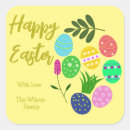 Search for easter eggs stickers Grass