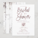 Search for pink white bridal shower invitations Trendy