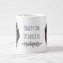 Search for unity in diversity mugs Inclusive design