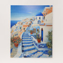 Search for santorini puzzles Watercolor