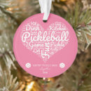 Search for pickle ball christmas tree decorations Typography