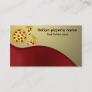 Search for italian flag business cards Pizzeria