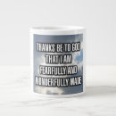 Search for fearfully and wonderfully made mugs Bible